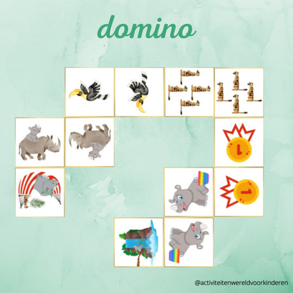 Opa is een held - domino