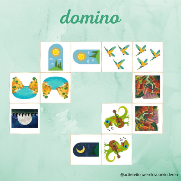 Gekko zingt erop los - Domino