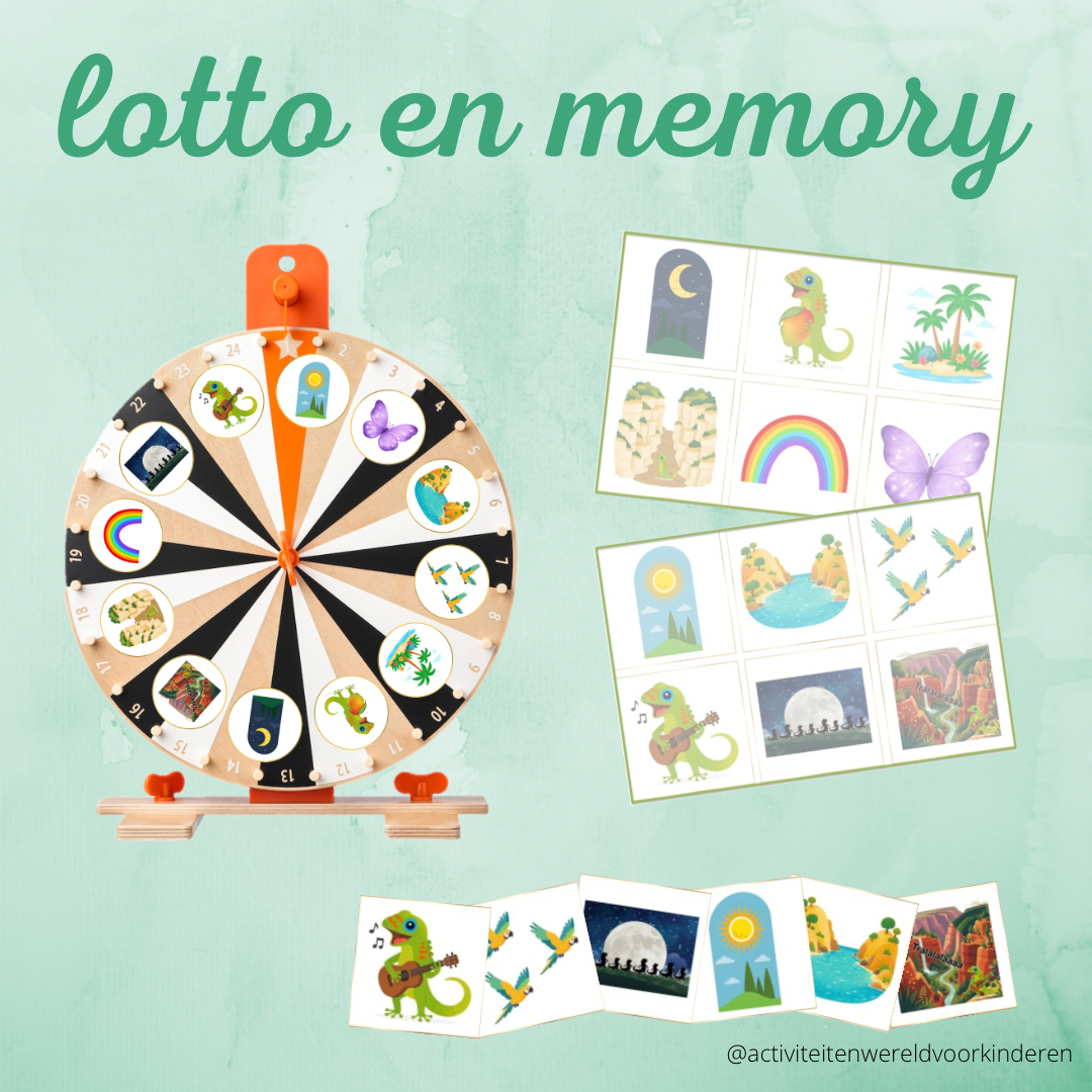 Gekkie de gekko - Lotto/Memory