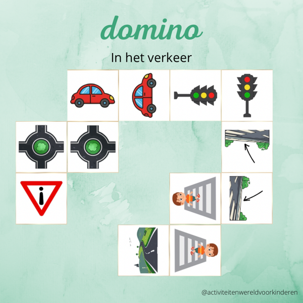 In het verkeer - Domino