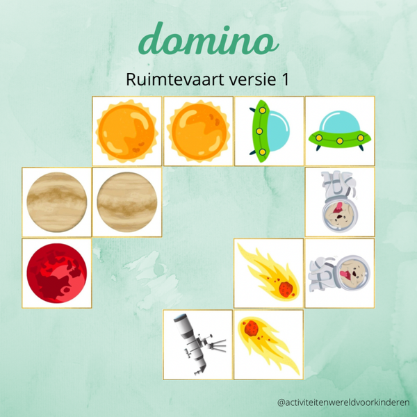 Ruimtevaart - Domino versie 1