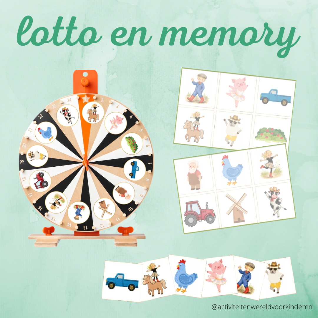 Boer Boris, Dans met mij! - Lotto en Memory