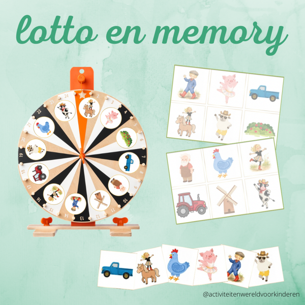 Boer Boris, Dans met mij! - Lotto en Memory