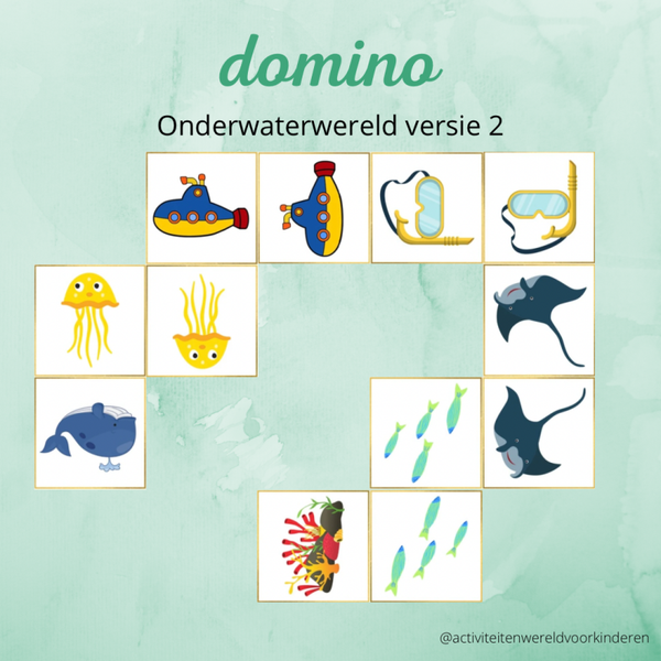 Onderwaterwereld - domino versie 2