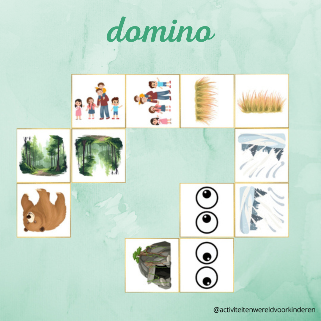 Op berenavontuur - domino