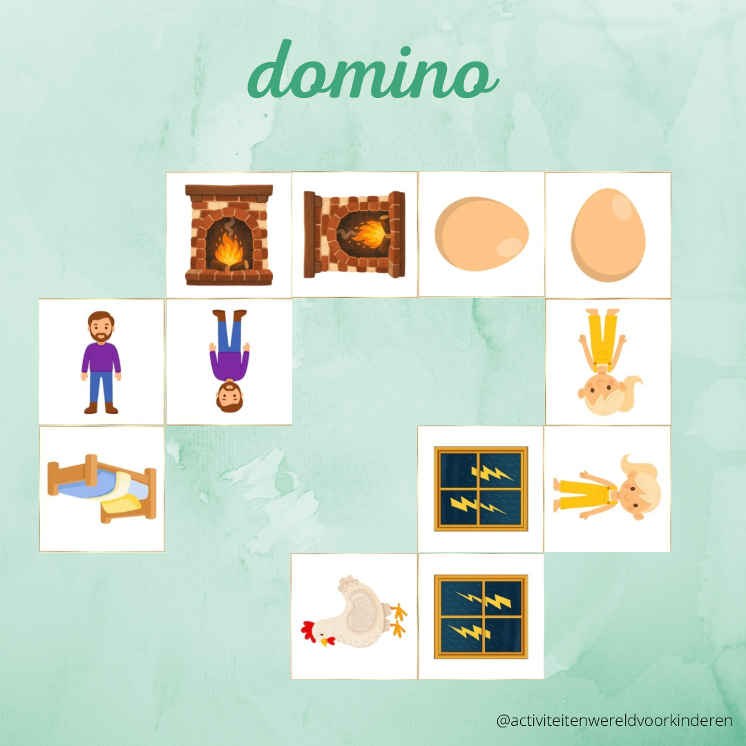 De kipjes en de geit - Domino