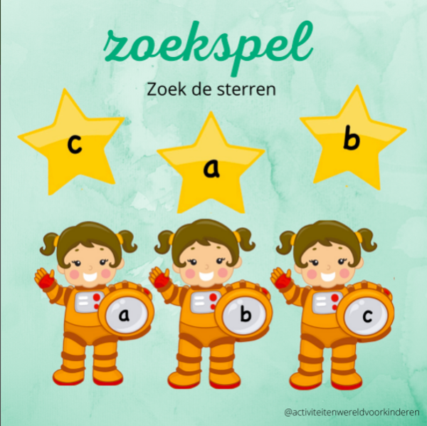 Ruimtevaart - Zoek de sterren in de ruimte - Cijfers