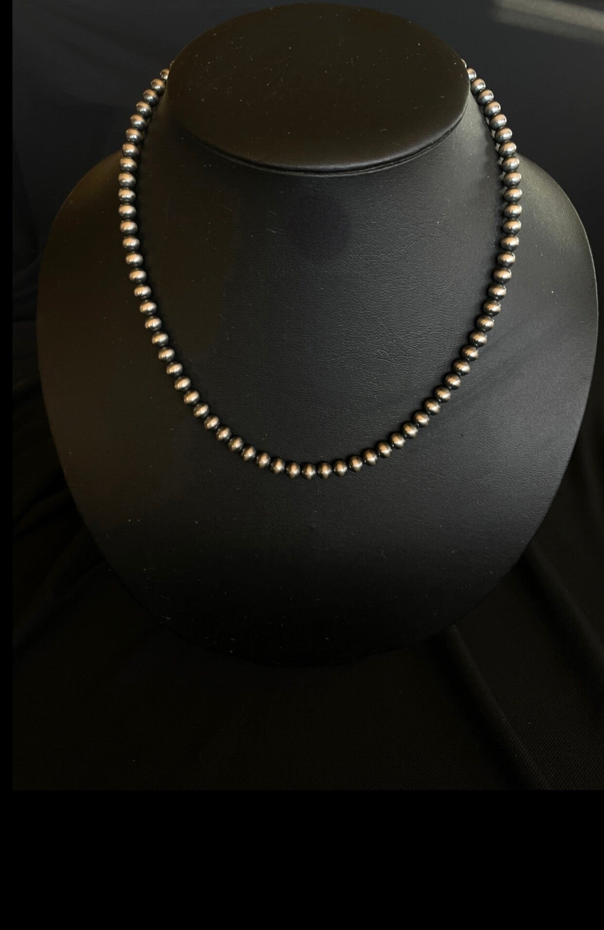 20” 6mm Navajo Pearls Necklace