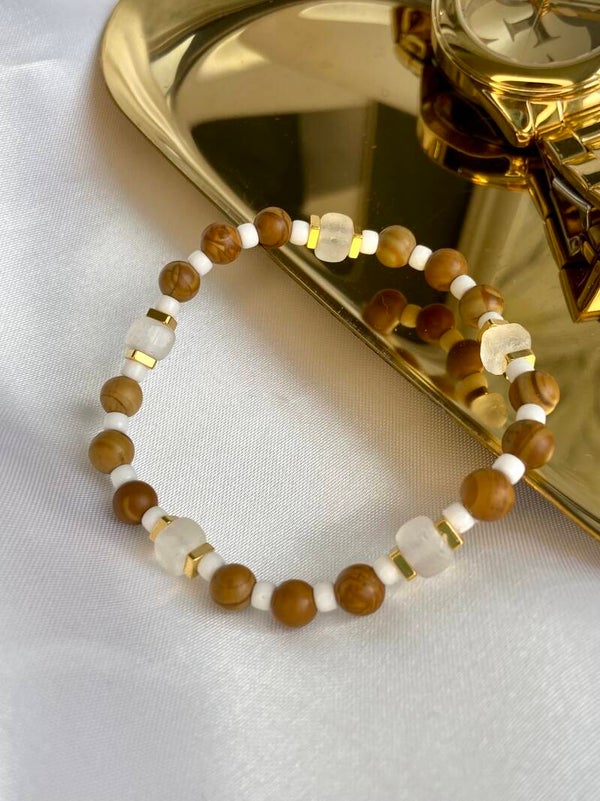 Bracelet "Golden cloud"