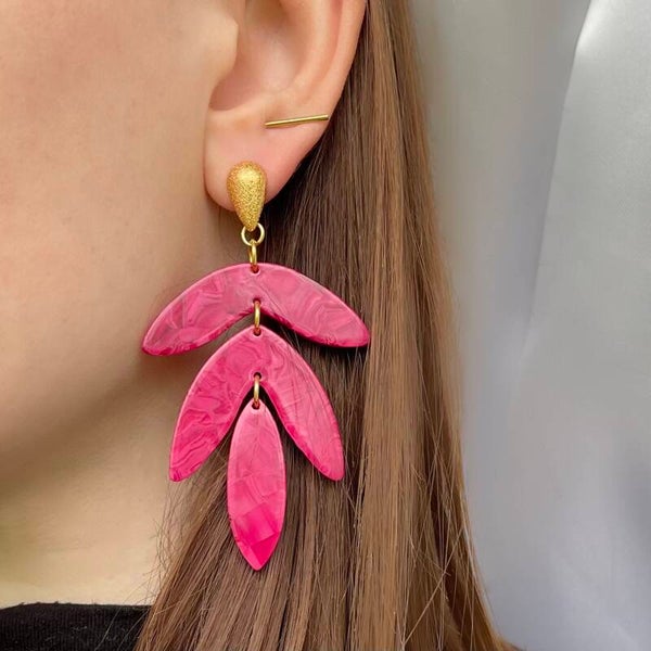 Boucles d'oreilles "Raspberry"