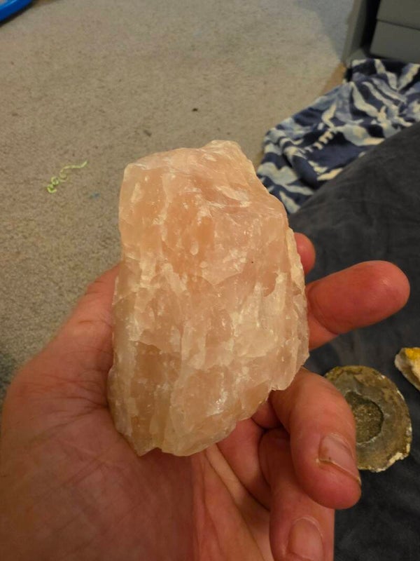 Large natural Rose Quartz