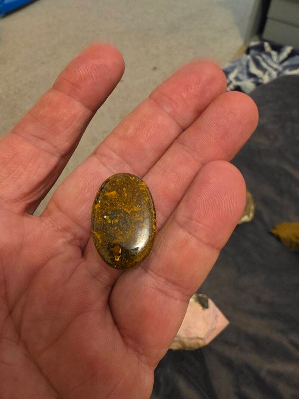 Boulder opal cabochon
