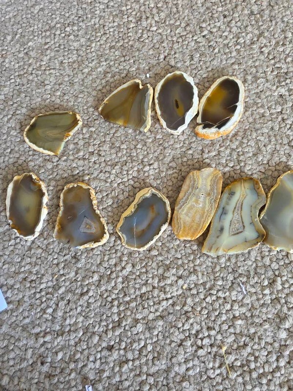 Agate slices