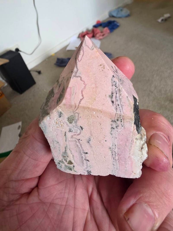Rhodohrosite polished Point