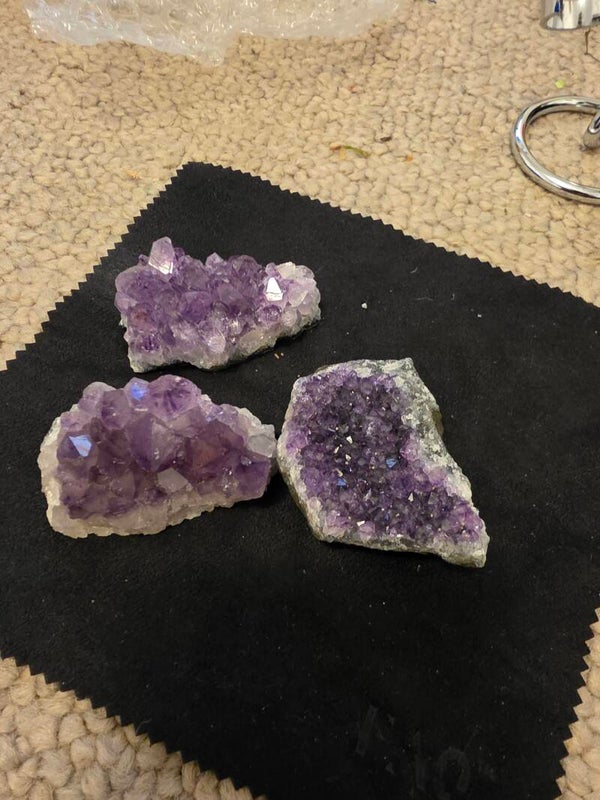 Amethyst cluster