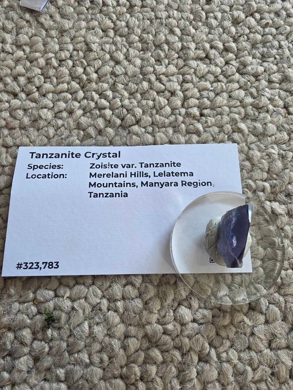 Tanzanite crystal