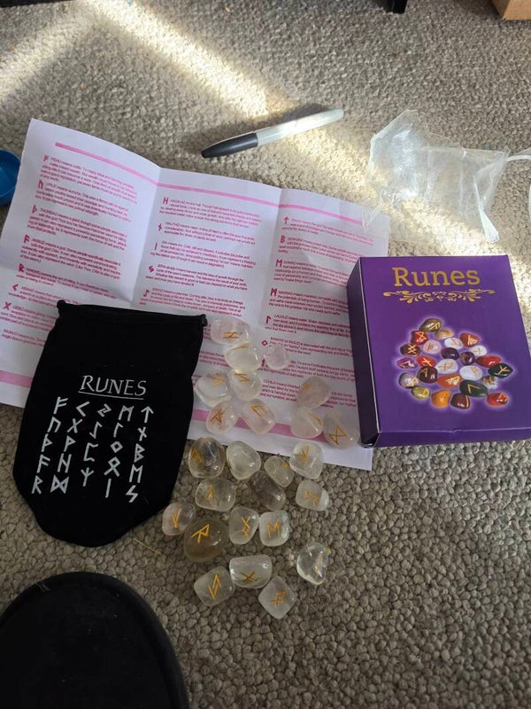 Crystal Runes set