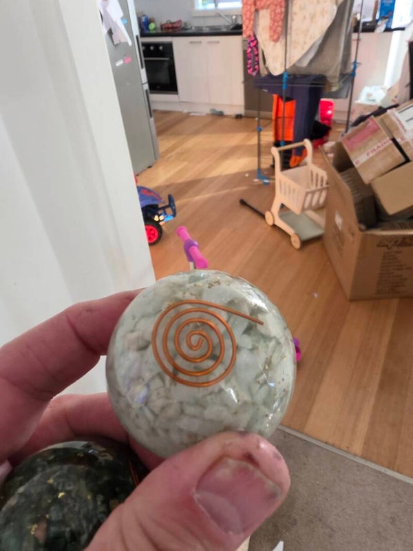 Amazonite Orgonite spheres