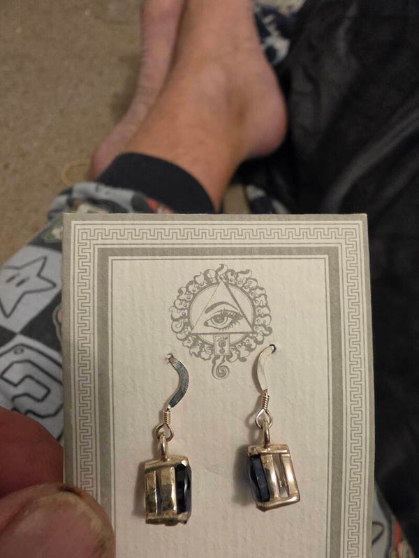 Blue Sapphire earings