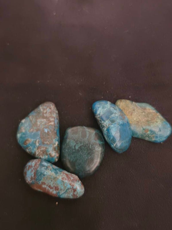 Chrysocolla tumbles