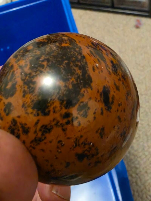 Mahogany Obsidian Sphere