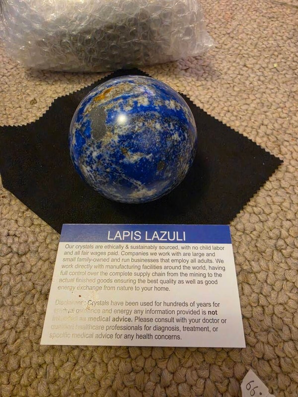 Lapis Lazuli sphere