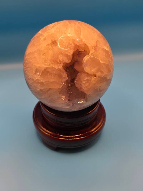 Amethyst cluster sphere