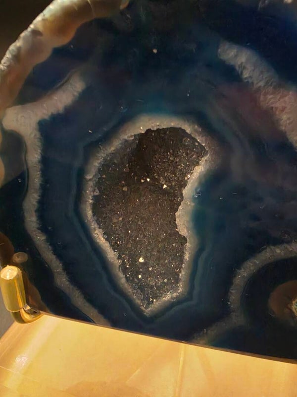 Blue Agate geodes