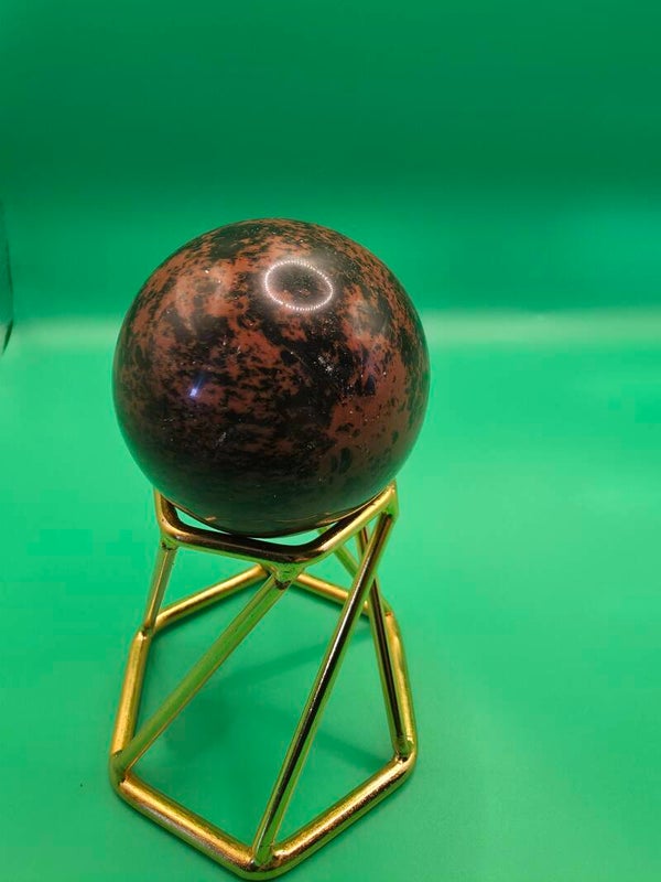 Mahogany Obsidian Sphere
