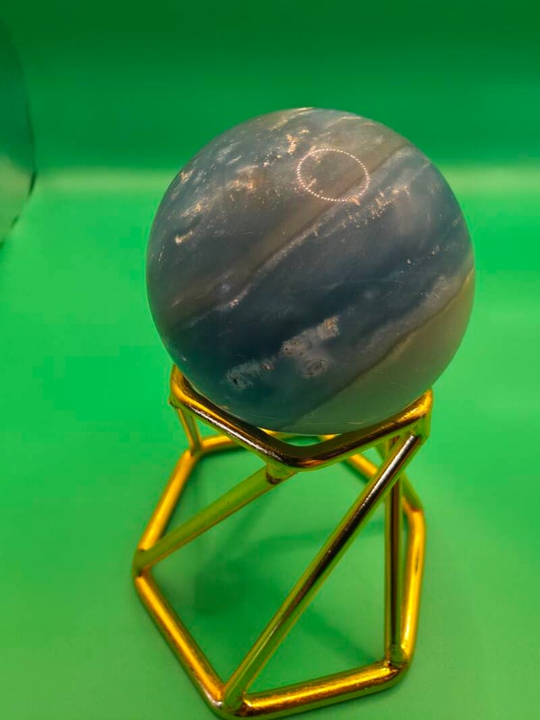 Blue Amazonite sphere