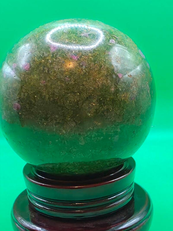 Ruby Fuschite sphere