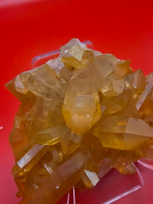 Orange Quartz cluster