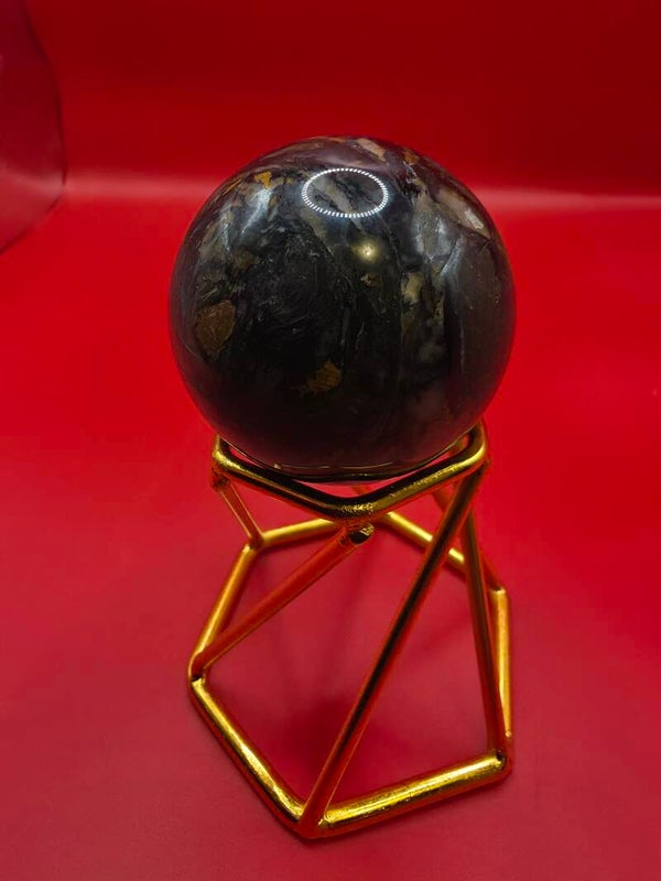 Golden Nuummite sphere (3cm)