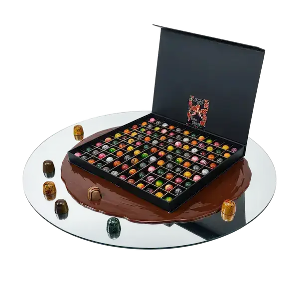 Chocolade Pralines -extra groot (108 stuks) | Chocolade Cadeau | Chocoseum
