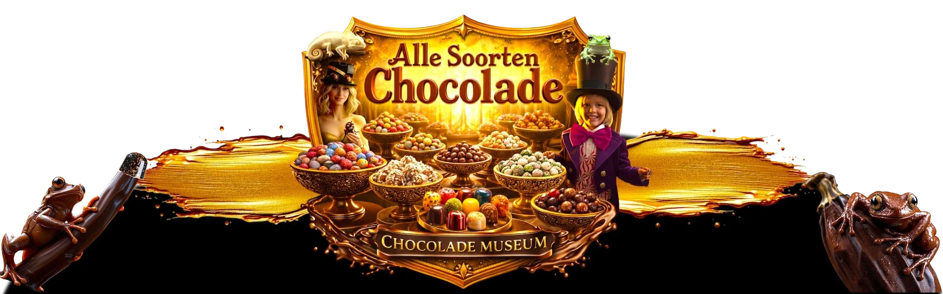 Meer dan 100 verschillende soorten en smaken in het chocolademuseum truffels bonbons