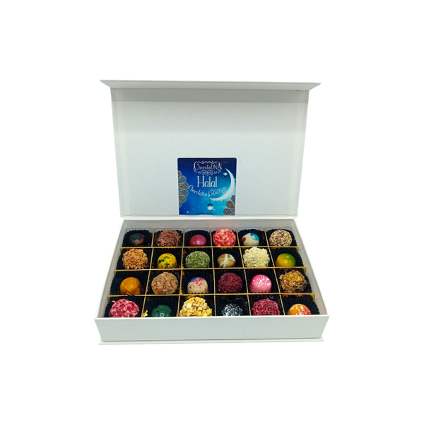 Luxe doos Handgemaakte ambachtelijke bonbons Halal Chocolade - medium
