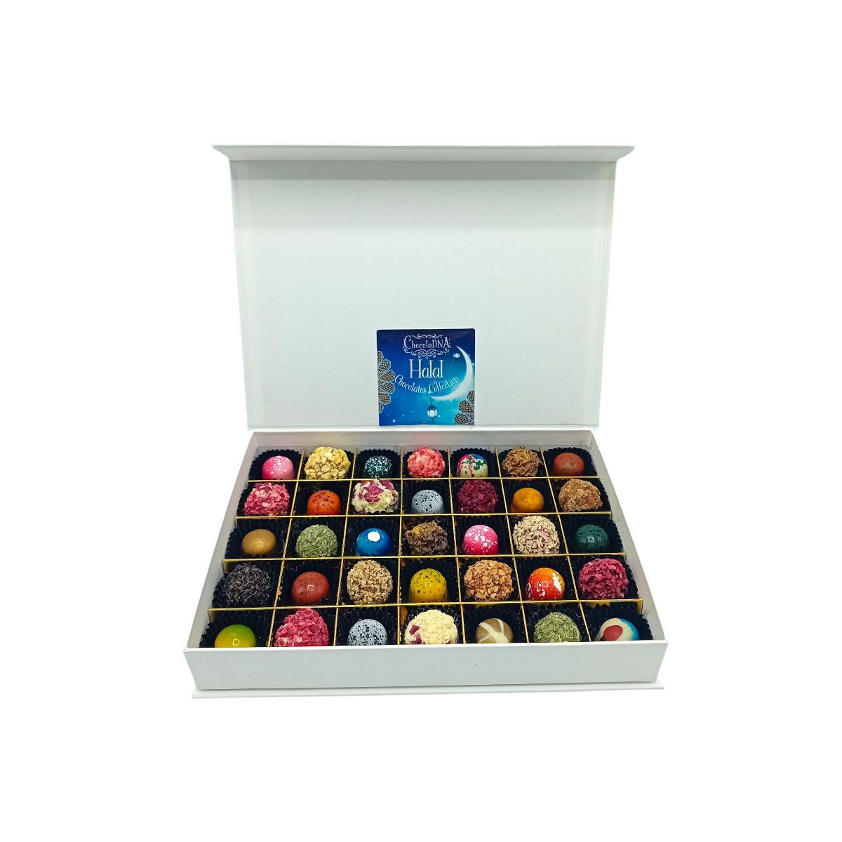 Luxe doos Handgemaakte ambachtelijke bonbons Halal Chocolade - groot