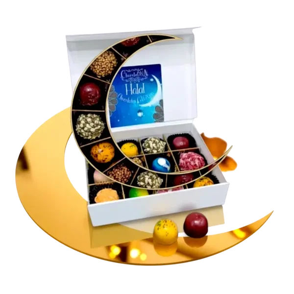 Luxe doos Handgemaakte ambachtelijke bonbons Halal Chocolade - klein
