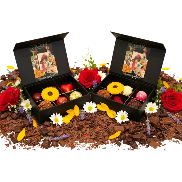 🩷Moederdag 2026 2x 6 stuks Luxe Truffels & Bonbons met Poëziealbum Voor Bijzondere Vrouwen & Moeders