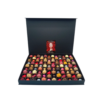 Chocolade Liefdesbox-mega (108 stuks) | Mega Romantisch Cadeau | Chocoseum