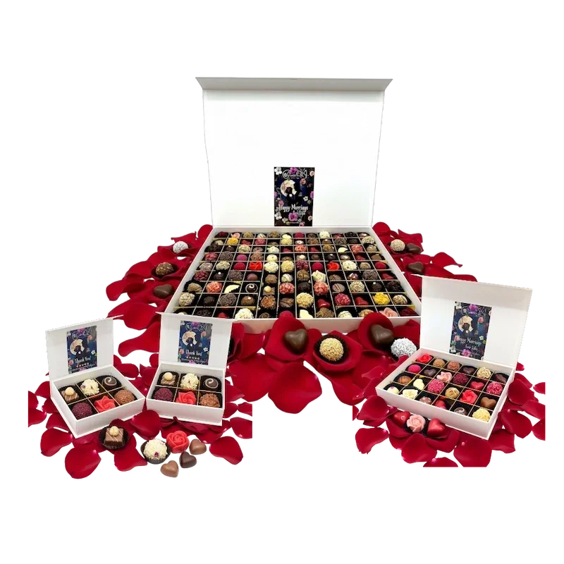 Huwelijk Cadeau Handgemaakte luxe Chocolade mixen | 6 maten vanaf: