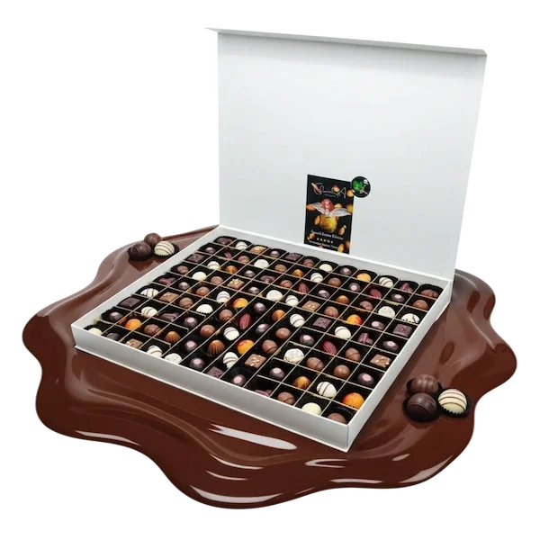 🐰Exclusieve Extra Grote Paasbox 2026   108 Handgemaakte Vegan Bonbons & Chocolade Eitjes