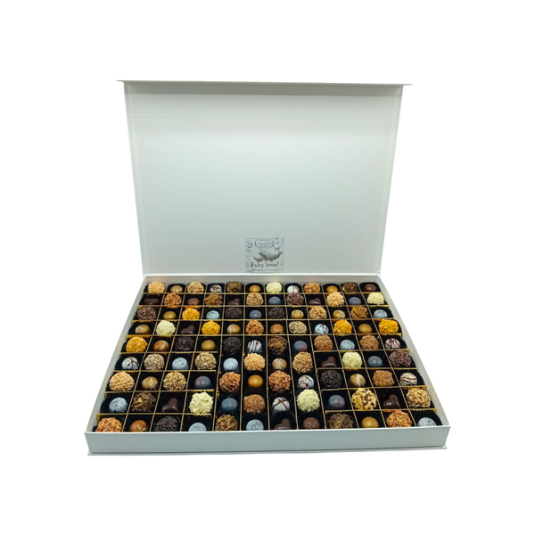 (Niet normaal groot) Luxe geboorte cadeau doos-Baby Neutraal