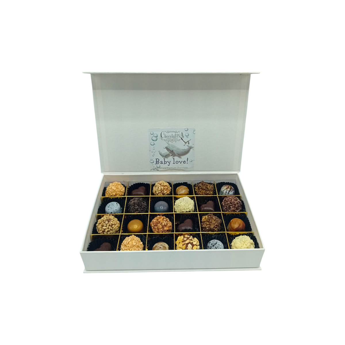 (Medium) Luxe geboorte cadeau doos-Baby Love