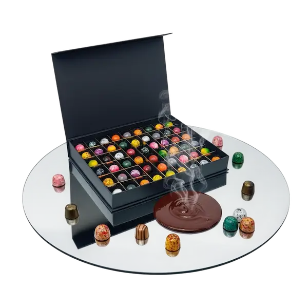 Chocolade Pralines -extra groot (54 stuks) | Chocolade Cadeau | Chocoseum