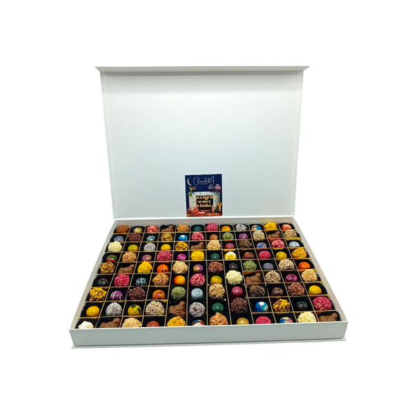 Handgemaakte chocolade Boedah/Truffels/Bonbons Sint cadeau 108-Mega groot