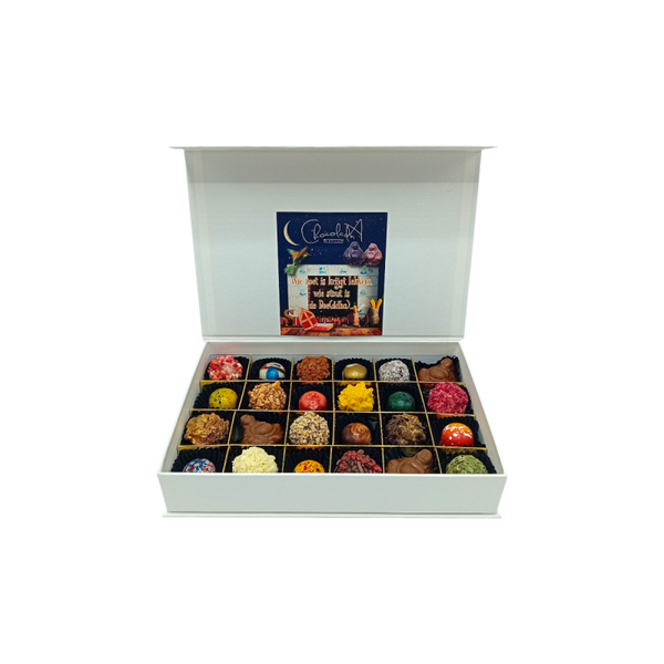 Handgemaakte chocolade Boedah/Truffels/Bonbons Sint cadeau 24-Medium