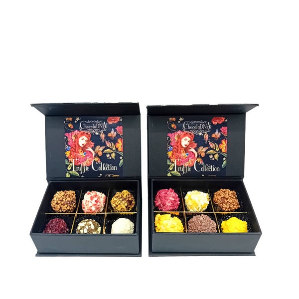 Chocolade Truffels -mini   (2 x 6 stuks) | Mini Cadeau | Chocoseum