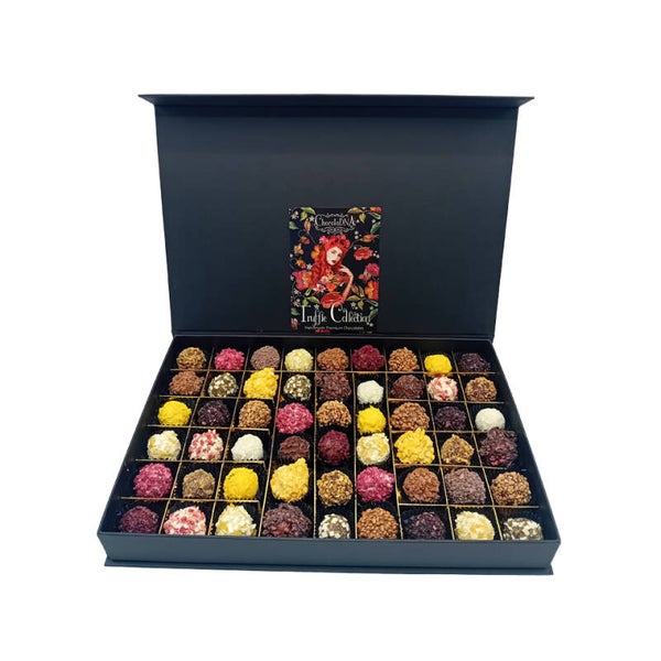 Chocolade Truffels -extra groot (54 stuks) | Exclusief Cadeau | Chocoseum
