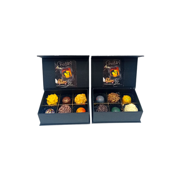 Godfather Chocoladebox 2×6 Stuks Bonbons&Truffels – Signature Edition 🍋